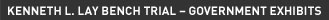 Kenneth L. Lay Bench Trial – Government Exhibits