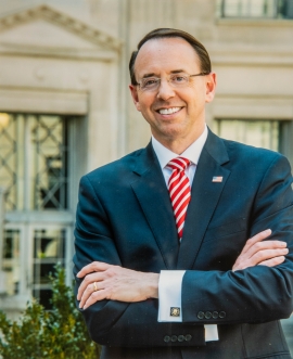 Portrait of Deputy Attorney General Rod J. Rosenstein